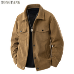 Button Coat Factory - OEM Autumn Winter Lapel Long Sleeve