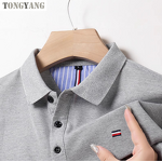 Polo Shirt Factory - OEM Summer Solid Color Embroidery Collar