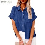 Cotton Linen Shirt Factory - OEM 2024 Hot Selling Summer