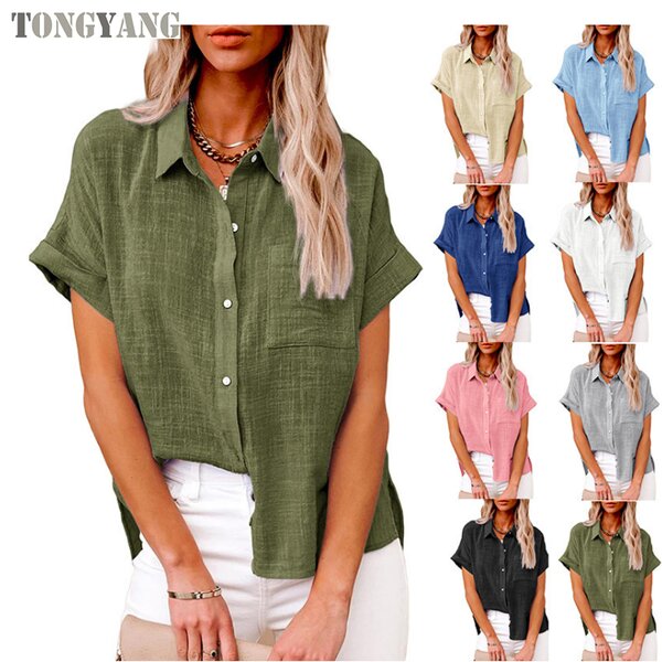 Cotton Linen Shirt Factory - OEM 2024 Hot Selling Summer