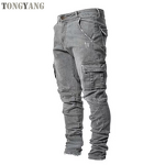 Denim Jeans Factory - OEM 2025 Plus Size Men's Tight Stacked