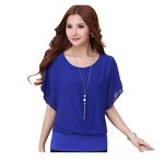 Chiffon Blouse Factory - OEM New Women Plus Size Ruffle