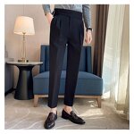 Naples Trousers Factory - OEM Italian Style High Waist Buckle