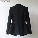Stand Collar Coat Factory - OEM 2025 Autumn Waist Slim Coat