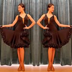 Latin Dance Pants Factory - OEM High Waist Ballroom Competition