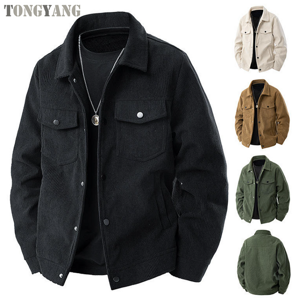 Button Coat Factory - OEM Autumn Winter Lapel Long Sleeve