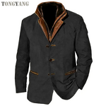 Men's Coat Factory - OEM Retro Lapel Autumn Winter Casual