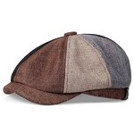 Flat Cap Factory - OEM Wholesale Men Herringbone Cabbie