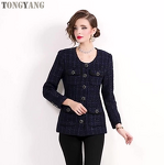 Tweed Coat Factory - OEM Autumn New High-end Single-breasted