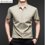 Men's Shirt Factory - OEM Business Short-sleeved Fitted Multi