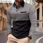 Polo Shirt Factory - OEM Men's Short-Sleeve Striped Print