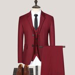 Men's Suit Factory - OEM 3 Pieces Formal Slim Fit Blazer