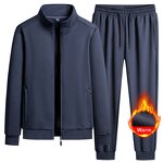 Tracksuit Factory - OEM Men's Warm Two Pieces Stand Collar