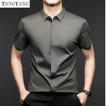 Men's Shirt Factory - OEM Business Short-sleeved Fitted Multi