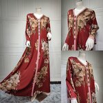 Abaya Set Factory - OEM 2 Pieces Vest Long Dress Chiffon