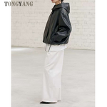 Leather Jacket Factory - OEM Women's Genuine Sheepskin Hooded