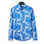 Printed Shirt Factory - OEM Men's Long Sleeve Floral Cotton