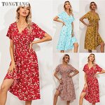 Bohemia Dress Factory - OEM Summer Floral V Neck Tunic