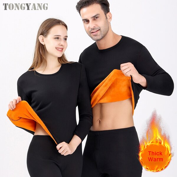 Thermal Set Factory - OEM Men Women Fleece Thicken Long