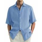 Casual Shirt Factory - OEM Men's V-neck Loose Pure Cotton