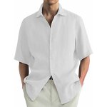 Casual Shirt Factory - OEM Men's V-neck Loose Pure Cotton