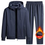 Fleece Set Factory - OEM Autumn Winter Men's Jacket Plus