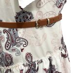 Chiffon Dress Factory - OEM Fashion Cascading Ruffle Floral