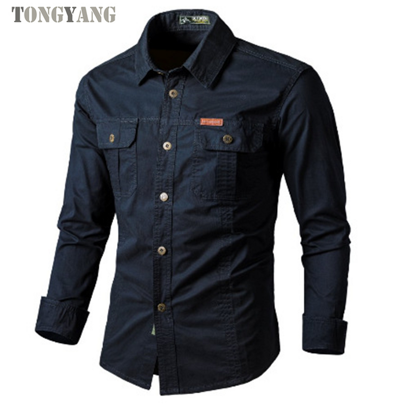 Men's Shirt Factory - OEM 2025 Spring Autumn Cotton Loose