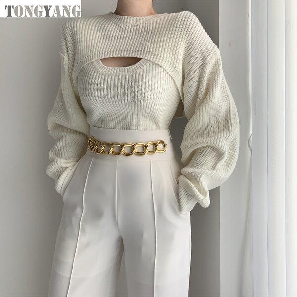 Knitted Sweater Factory - OEM Autumn Winter Women Sexy Hollow