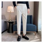 Naples Trousers Factory - OEM Italian Style High Waist Buckle