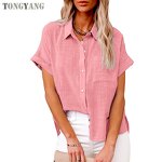 Cotton Linen Shirt Factory - OEM 2024 Hot Selling Summer