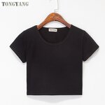 Printed T-shirt Factory - OEM Summer Korean High Waist Tight