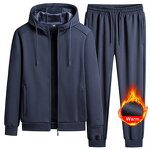 Fleece Set Factory - OEM Autumn Winter Men's Jacket Plus