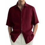 Casual Shirt Factory - OEM Men's V-neck Loose Pure Cotton