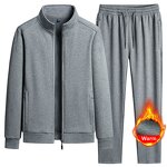 Tracksuit Factory - OEM Men's Warm Two Pieces Stand Collar