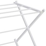 Metal Drying Rack Factory - OEM Adjustable 3-Tier Folding Portable