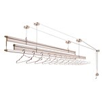 Aluminum Drying Rack Factory - OEM Hand-Operated Lifting Pole