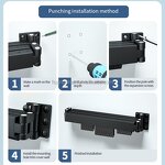 Aluminum Drying Rack Factory - OEM Wall Mounted Retractable 360°