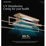 Electric Clothes Drying Rack Factory - OEM Ceiling Mounted UV Light