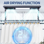 Electric Clothes Drying Rack Factory - OEM Motorized Ceiling Mounted