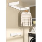 Aluminum Wall Drying Rack Factory - OEM Space Saving Laundry Organizer