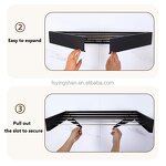 Aluminum Wall Clothes Rack Factory - OEM Drying Hanger Organizer