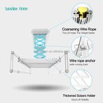 Electric Clothes Drying Rack Factory - OEM Foldable Wall Mounted