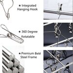 Sock Dryer Factory - OEM Stainless Steel Multi-Hook Windproof