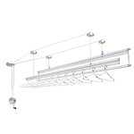 Hand Operate Drying Rack Factory - OEM Aluminium Lift Hanger