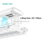 Electric Clothes Drying Rack Factory - OEM Foldable Wall Mounted