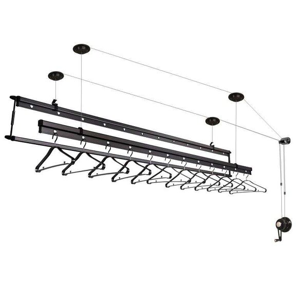 Ceiling Drying Rack Factory - OEM Pull Down Clothes Hanger