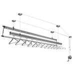 Manual Laundry Rack Factory - OEM All-in-One Lift System Aluminum
