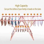 Steel Clothes Rack Factory - OEM X Butterfly Shape Foldable