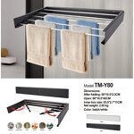 Wall Mounted Clothesline Factory - OEM Flexible Detachable Aluminum